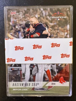 2018 Topps Now Boston Red Sox World Series Champions 20 Card Set MINT SEALED - Image 1 of 3