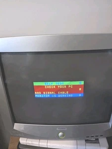eMachines 786N 17-inch CRT Monitor eView 17s2 Computer Retro Gaming Anti-Glare - Picture 1 of 7