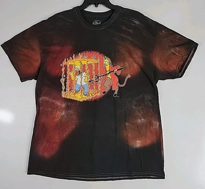 Los Simpson Casa del Árbol del Horror Satán Sr. Flandes Tie Dye Hombres Caja Grande Almuerzo Foto 1 de 4