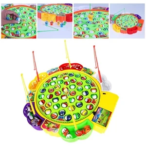 Musical Electric Fishing Game Set with 45 Fishes water Toy~ - Picture 1 of 7