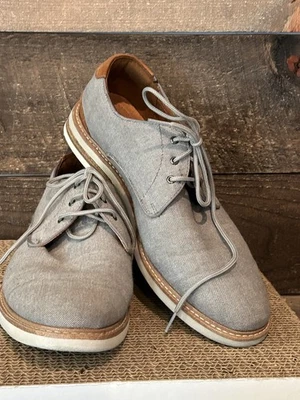 Florsheim Highland Gris Lona Puntera Lisa Oxford Para Hombre Talla 7.5 14273-20 Foto 1 de 4