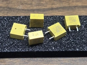 (13 piezas) Bussman PCC-2 2A 250V Fusibles de plomo radial Montaje PCB - Imagen 1 de 2