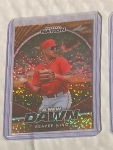 2025 LEAF BASEBALL NATION SEAVER KING A NEW DAWN NON-AUTO RC TRUE 1/1 - Picture 1 of 2