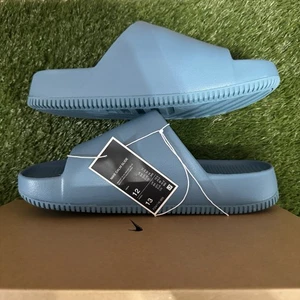 PARA HOMBRES NIKE CALM SLIDES_AZUL AHUMADO/AZUL AHUMADO-AZUL AHUMADO FD4116-005-TALLA 12 - Imagen 1 de 8