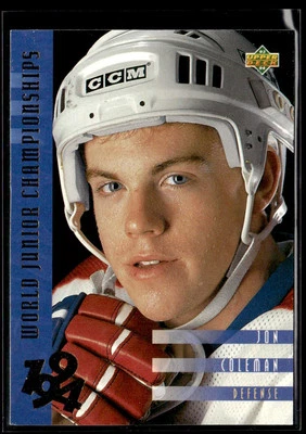 1993-94 Upper Deck #563 Jon Coleman - Image 1 of 2