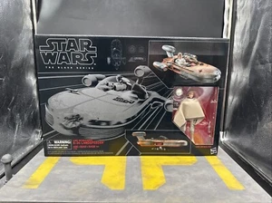 Star Wars Black Series 6" Luke Skywalker Figure & Land Speeder New In Box - Picture 1 of 9