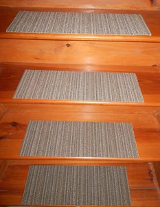 13 Stufen Indoor Treppenstufen Treppe Stufe Teppich Teppich 8" x 24". - Bild 1 von 4