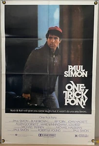 ONE TRICK PONY FF ORIGINAL ONE SHEET MOVIE POSTER PAUL SIMON LOU REED (1980) - Picture 1 of 1