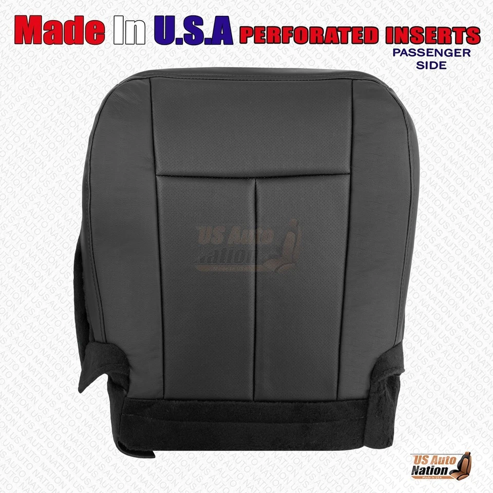 2015 - 2017 Ford Expedition Passenger Side Bottom Perforated Leather Cover Black - Image 1 of 4