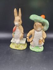 Beatrix Potter Royal Albert Fierce Bunny and Benjamin BunnyWarne Co England 1989