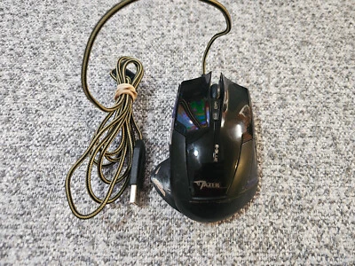 Mazer-Razer MASTER OF DESTINY E-Blue TYPE-R WIRED MOUSE 2400DPI. TESTED - Image 1 of 4