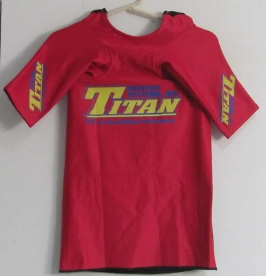 Titan Fury NXG+ Bench Shirt Size 38 Red & Black (LN) Discontinued Color! - Image 1 of 2