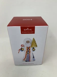 Hallmark 2024 Father Christmas Black Keepsake Ornament African American-RARE - Picture 1 of 6
