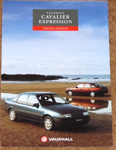 1992 VAUXHALL CAVALIER EXPRESSION 1.6 Sales Brochure - Special Edition Model - Picture 1 of 4