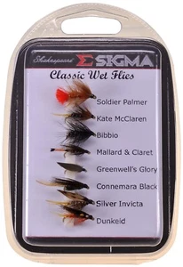 Shakespeare Sigma Classic Wet Flies 1155007 Nassfliegen Wet Fly Nassfliegenset - Picture 1 of 1