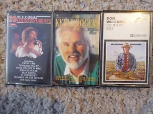 3 Country Cassettes. Kenny Rogers Story. Billie Jo Spears. 20 Country Greats.... - Picture 1 of 3