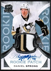 2015 16 UD The Cup Daniel Sprong Auto Patch Rookie RC /249 3 colors - Picture 1 of 2