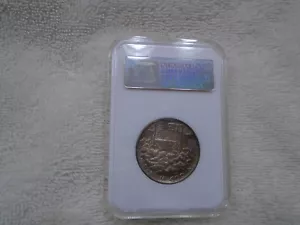 1922 50C GRANT SILVER HALF DOLLAR COMMEMORATIVE NGC AU58 #184683-006 - Picture 1 of 4