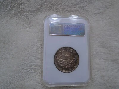 1922 50C GRANT SILVER HALF DOLLAR COMMEMORATIVE NGC AU58 #184683-006 - Image 1 of 4
