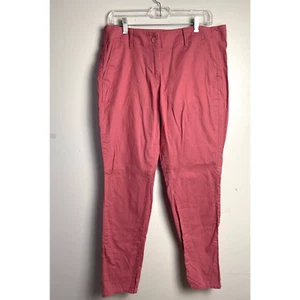 Ann Taylor Loft 55% Linen Pants Pink Womens Size 8 - Picture 1 of 6