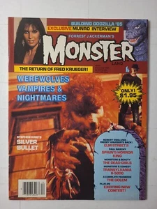 Dec. 1985 MONSTERLAND Magazine Munro / Godzilla / Stephen King / Freddy Krueger - Picture 1 of 8