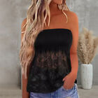 Women's Lace Sexy Tank Vest Tops Ladies Summer Casual Sleeveless Tops Tee Blouse