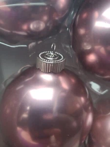 Martha Stewart Árbol de Navidad Rosa Vidrio 3" Bola Adornos Caja de 8  - Imagen 1 de 8