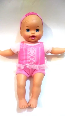 Mattel 2011 Little Mommy Baby Doll Niña 13" Traje Rosa Foto 1 de 4