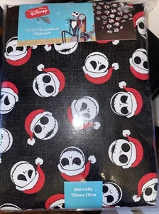 Disney Nightmare Before Christmas Jack Skellington Party Tablecloth 60”x84 - Picture 1 of 5