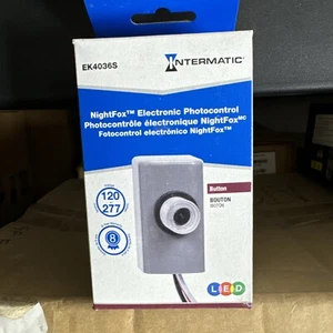 NEW Intermatic EK4036S Nightfox Electronic Photocontrol Outdoor Light Sensor - Picture 1 of 5