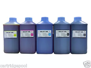 5 Quart ND® tusz uzupełniający do drukarki atramentowej HP Canon Brother Dell Lexmark 2BK + 3C - Zdjęcie 1 z 1
