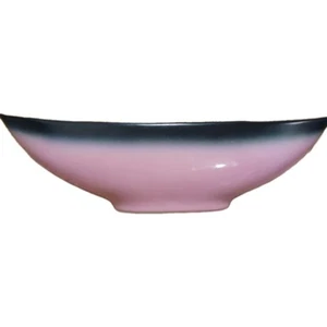 1950's PINK Stanford Sebring Ohio Pottery Canoe Console Centerpiece / Planter - Picture 1 of 5