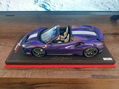 MR Collection 1/18 Ferrari 488 Pista no Bbr Cmc Amalgam Kyosho Élite Bburago  - Immagine 1 di 3