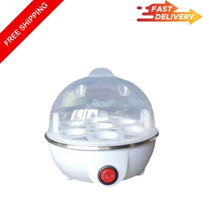 (US Plug) Egg Boiler Cooker Poacher Steamer Electric Boiled Eggs Omelette Maker - Image 1 of 2