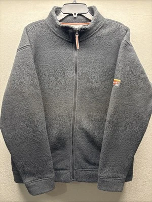 Мужская тяжелая флисовая куртка Orvis на молнии размер большой для улицы - Изображение 1 из 4