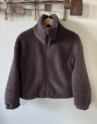 Chaqueta polar con cremallera Lululemon cinchable para mujer talla 6 marrón expresso  Foto 1 de 4