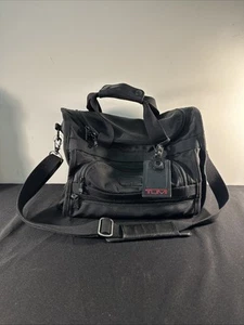 TUMI 261D3 Alpha Sport Small Carry-On Duffle Bag Black Nylon Suitcase 22002D4 - Picture 1 of 24