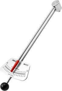 Llave dinamométrica de haz de transmisión de 1/4 de pulgada - 0-80 pulgadas/libras y 0-9 plateada - Imagen 1 de 8