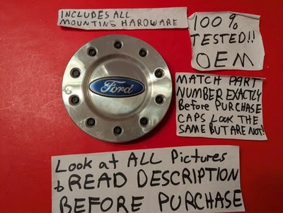 ✅ 1 OEM 05 06 07 Ford 500 Five Hundred Tapa Central 18" 8 RADIOS RUEDA 5G13-1A096-BB Foto 1 de 4