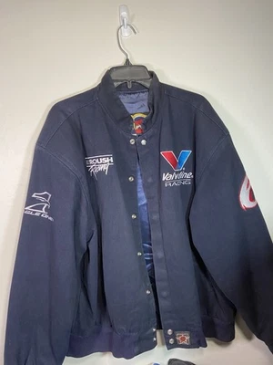 Jeff Hamilton Mark Martin Valvoline Racing NASCAR Jacket Vintage 90's XL - Image 1 of 4