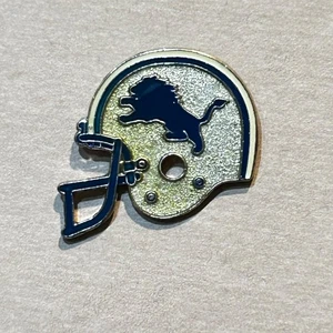 Vintage 1985 NFL Detroit Lions Collectible Helmet Logo Lapel Pin 1 x 1" - Picture 1 of 1