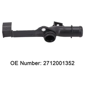 Water Pipe 271 200 13 52 2712001352 Black New Plastic For Benz C230 W203 - Picture 1 of 12