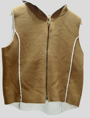 Ralph Lauren Ropa Tradicional Mujer L Imitación Gamuza Sherpa Forrado Sudadera con Capucha Chaleco Foto 1 de 4