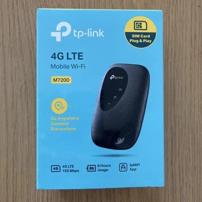 TP-Link M7200 Portable Unlocked 4G Mobile LTE MiFi Wifi Router - New & Sealed - Image 1 of 4