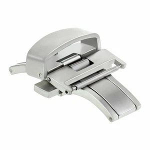 24MM THICKER RUBBER LEATHER DEPLOYMENT CLASP FOR WATCH STRAP BAND 3.5MM-5.5MM - Picture 1 of 3