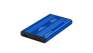 Qoltec Aluminiowa Obudowa kieszeń do dysków HDD SSD 2.5 SATA3 USB 3.0 Niebieski - Zdjęcie 1 z 1