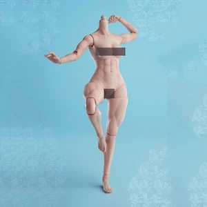 Worldbox AT206A 1/6 Female Strong Muscle Body 12inch Pale Flexible Joint Figure - Picture 1 of 9