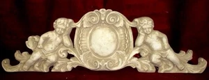 Cherubs With Hound Wall Sconce Frieze Wall Home Decor - Picture 1 of 3