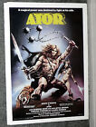 Ator Original 1982 Movie Pressbook Miles O'keeffe/Edmund Purdom/Sabrina Siani