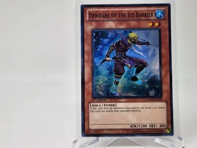 YuGiOh Dewdark of the Ice Barrier HA03-EN020 1st Edition Super Rare NM - Image 1 of 2